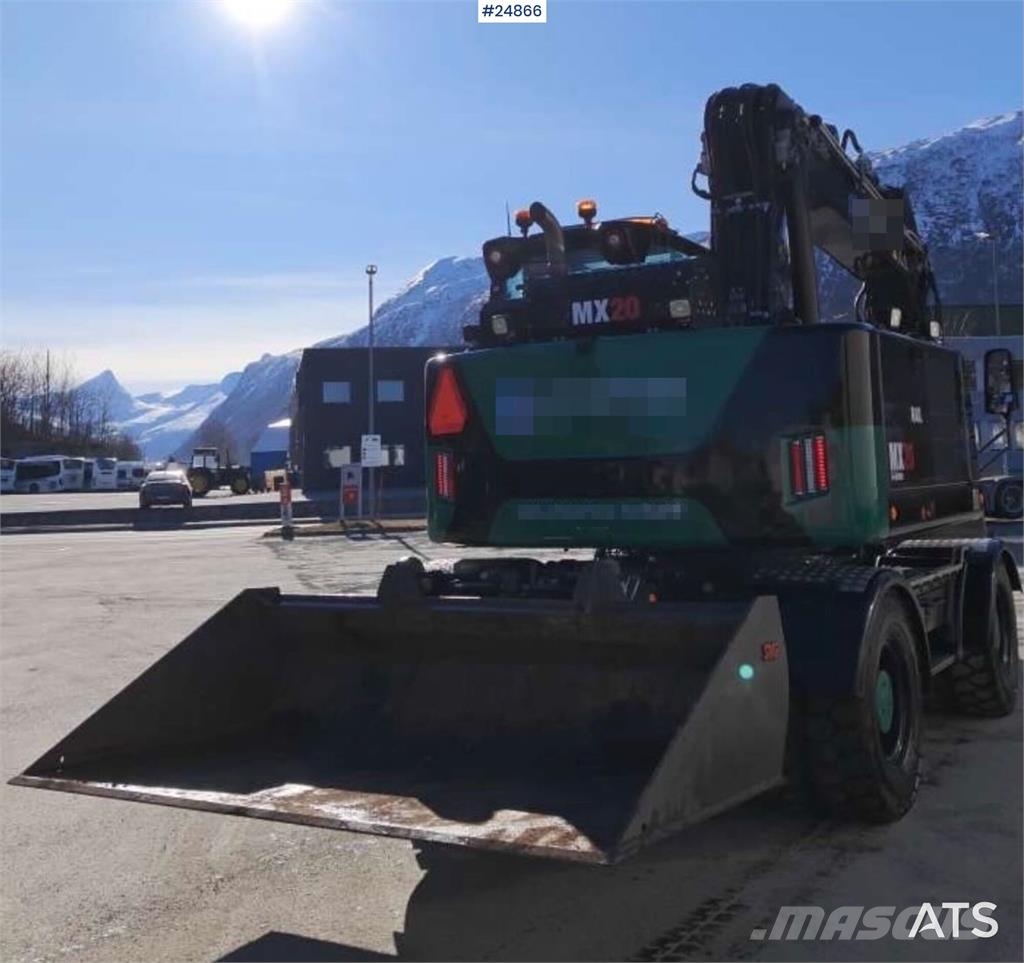 Hydrema MX20 Wheeled excavator with rail wheels Wheeled excavators