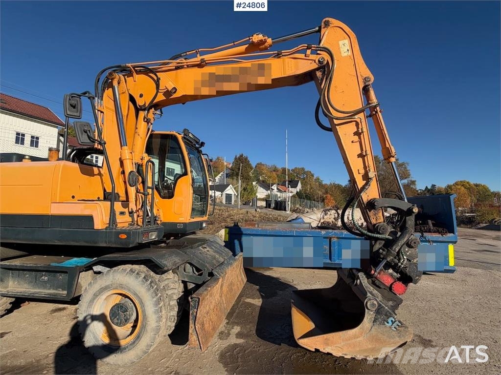 Hyundai Robex 140W-9A Wheeled excavator – tiltrotator and Hjulgravere