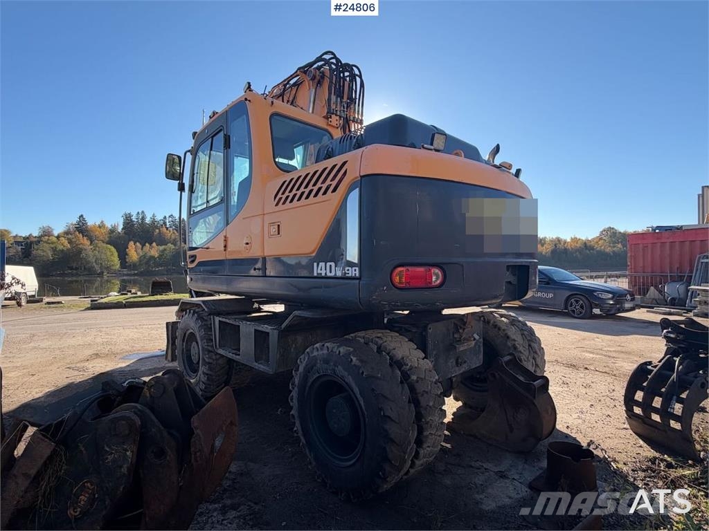 Hyundai Robex 140W-9A Wheeled excavator – tiltrotator and Hjulgravere