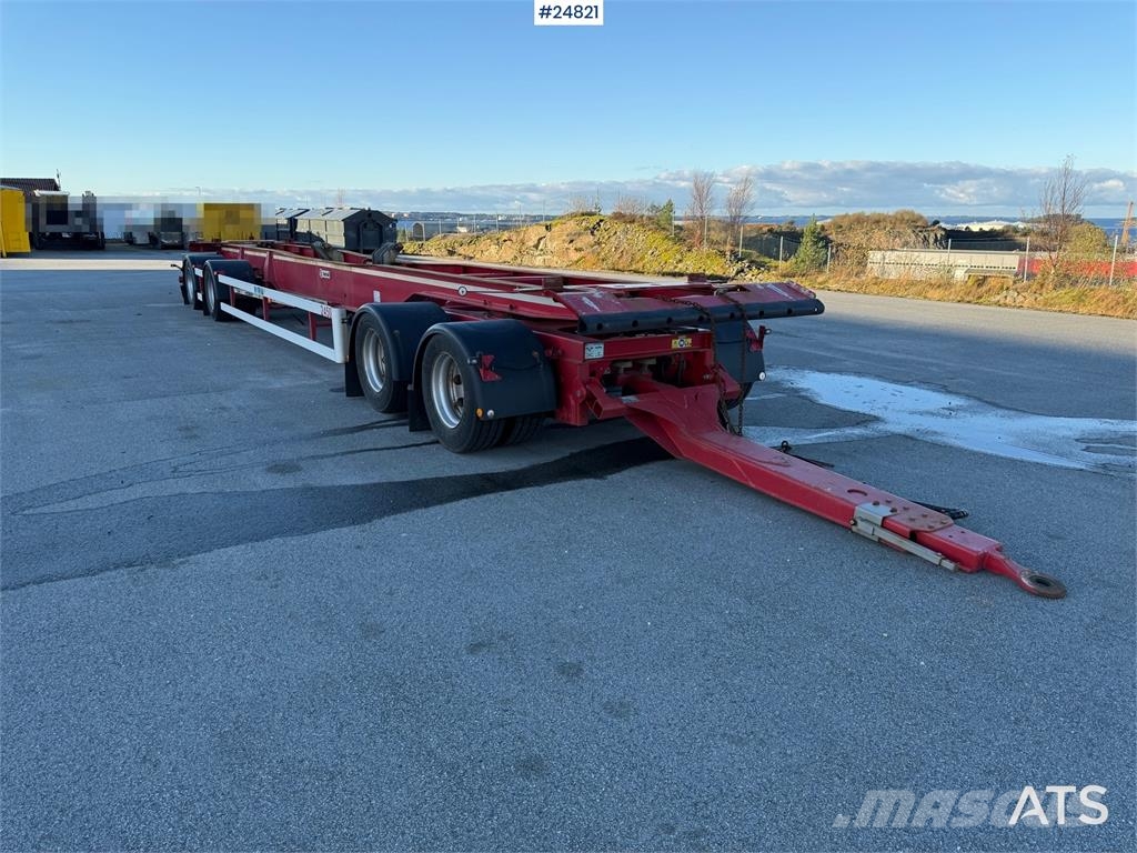 Istrail 4-axle container trailer Kontajnerové prívesy
