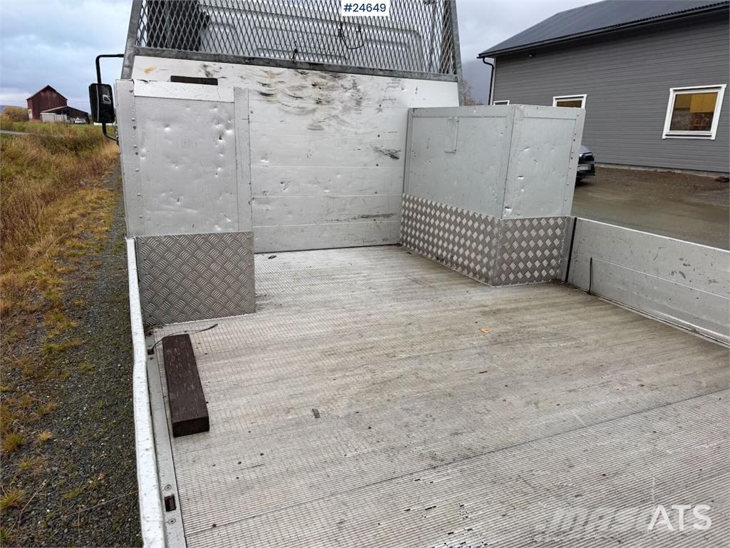 Iveco 100E21 flatbed truck with rear-mounted crane. Repa Flatbed/Dropside trucks