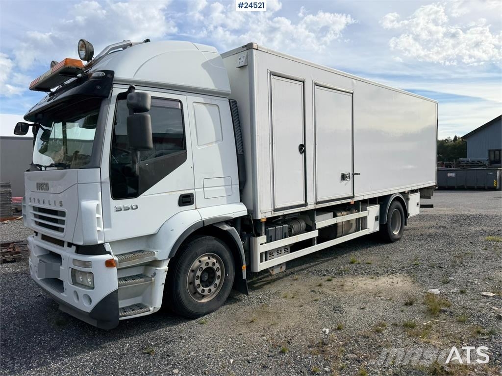 Iveco 190S35 Box truck – repair project with tail lift Box body trucks