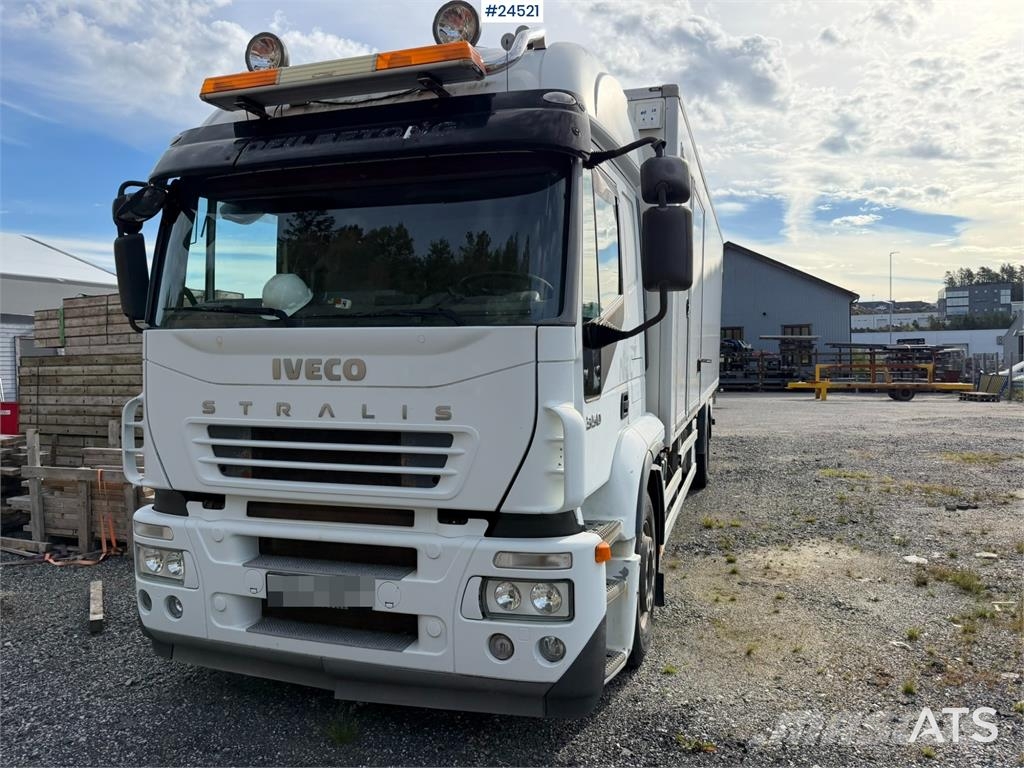 Iveco 190S35 Box truck – repair project with tail lift Box body trucks