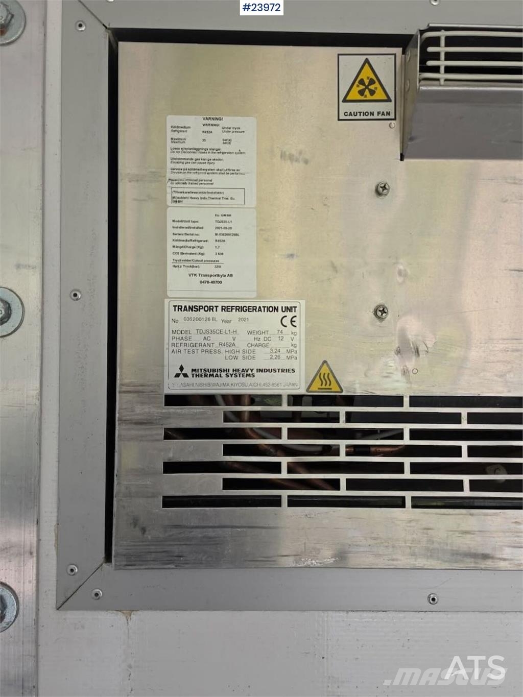 Iveco 3510 4x2 Van - Refrigeration Unit Camiones caja cerrada