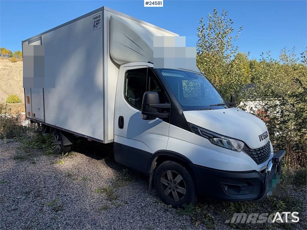 Iveco 4x2 Box truck - Zepro tail lift and side door ボックスボディー、ウイング、箱車