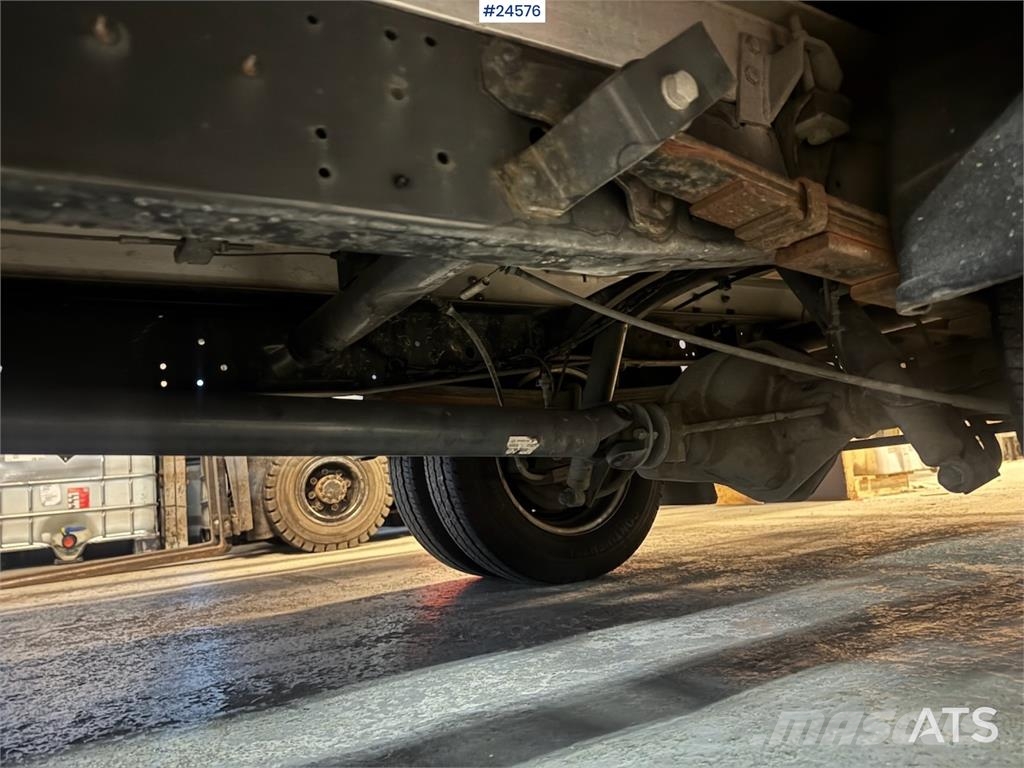 Iveco 50C18 Flatbed Truck with Rear-Mounted HMF Crane – Flakbilar