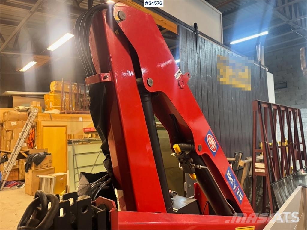 Iveco 50C18 Flatbed Truck with Rear-Mounted HMF Crane – Flakbilar