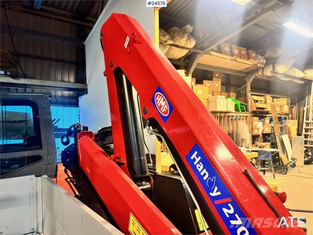 Iveco 50C18 Flatbed Truck with Rear-Mounted HMF Crane – Flakbilar