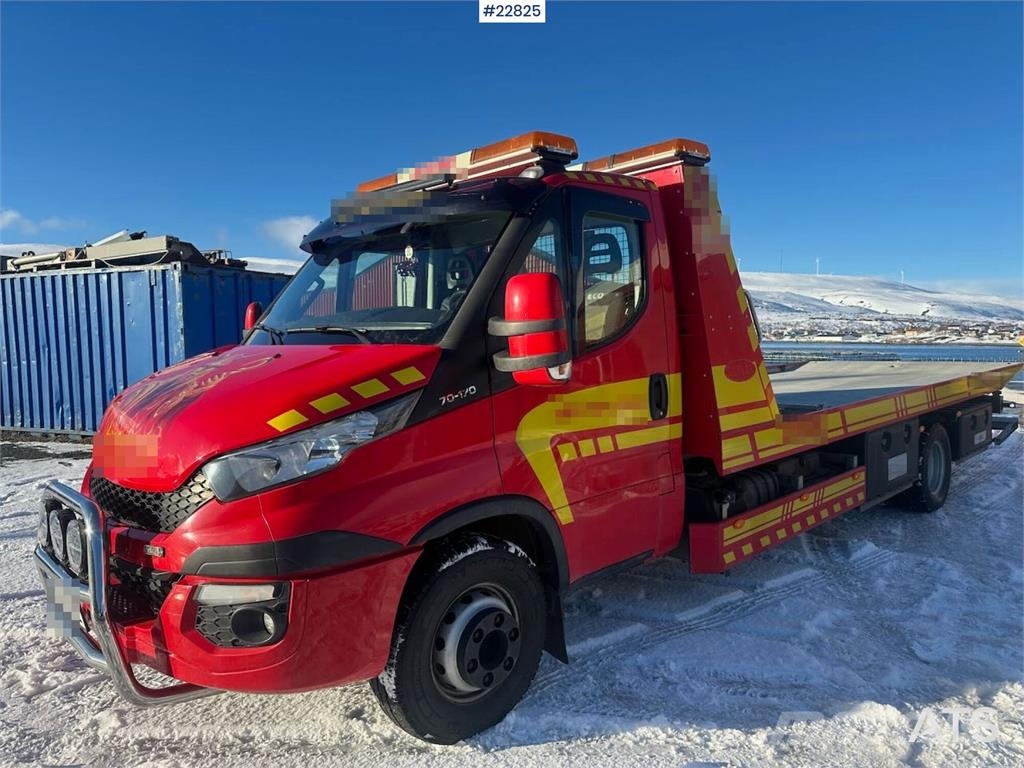 Iveco 70-170 tow truck w/ 2 sets of tires, aluminum body Грузовые эвакуаторы