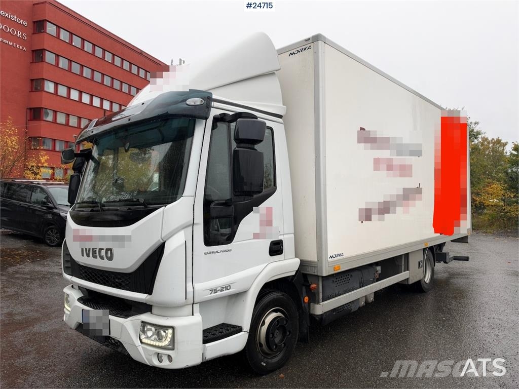 Iveco 75E-210 4x2 Box Truck with Tail Lift – 136,000 km! Caminhões baú