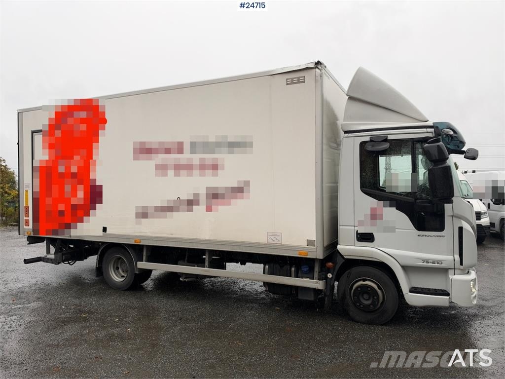 Iveco 75E-210 4x2 Box Truck with Tail Lift – 136,000 km! Caminhões baú