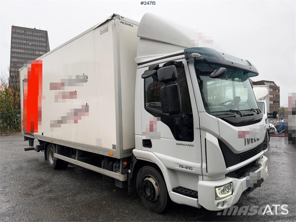 Iveco 75E-210 4x2 Box Truck with Tail Lift – 136,000 km! Caminhões baú