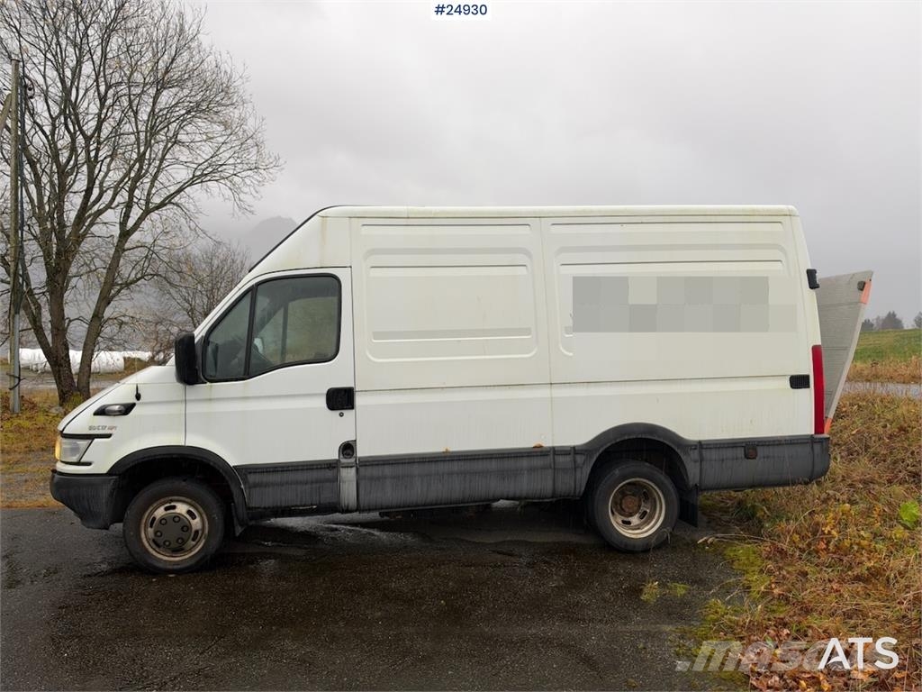 Iveco Daily 50C17 Van with tail lift Varevogne