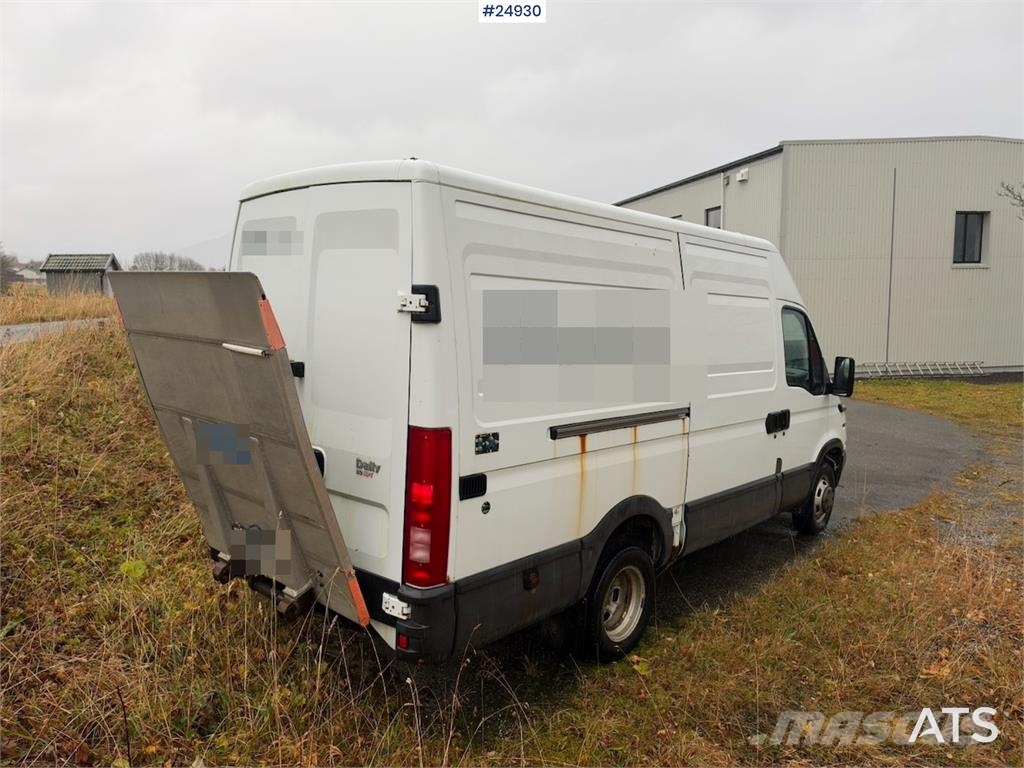 Iveco Daily 50C17 Van with tail lift Varevogne