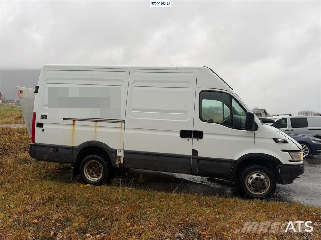 Iveco Daily 50C17 Van with tail lift Varevogne