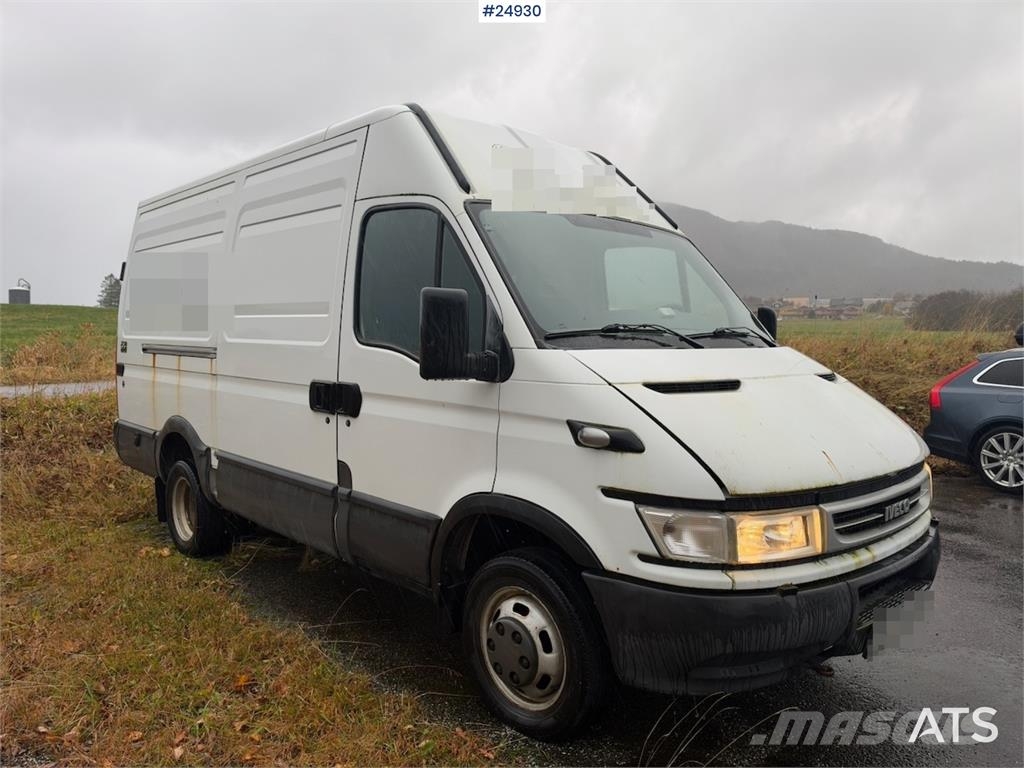 Iveco Daily 50C17 Van with tail lift Varevogne