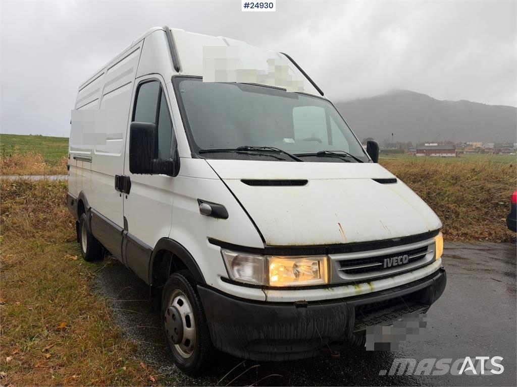 Iveco Daily 50C17 Van with tail lift Varevogne