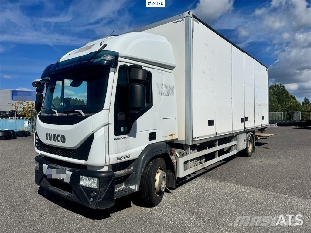 Iveco Eurocargo 150-280 4x2 Box Truck with Tail Lift and Kofferaufbau