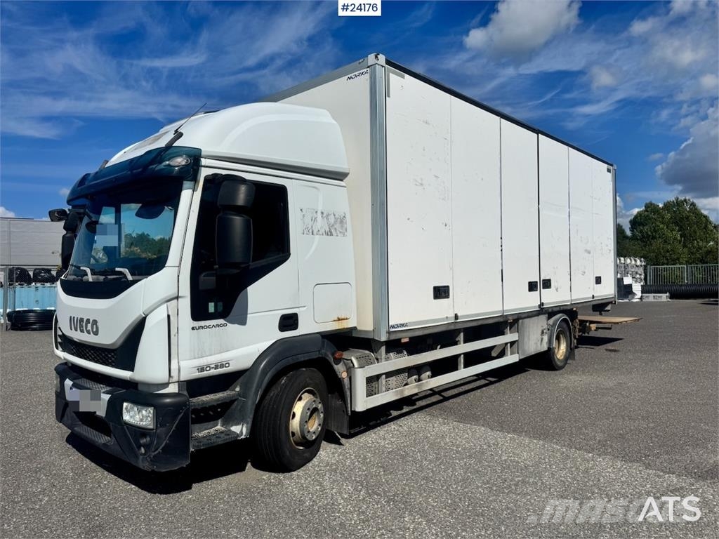 Iveco Eurocargo 150-280 4x2 Box Truck with Tail Lift and Kofferaufbau