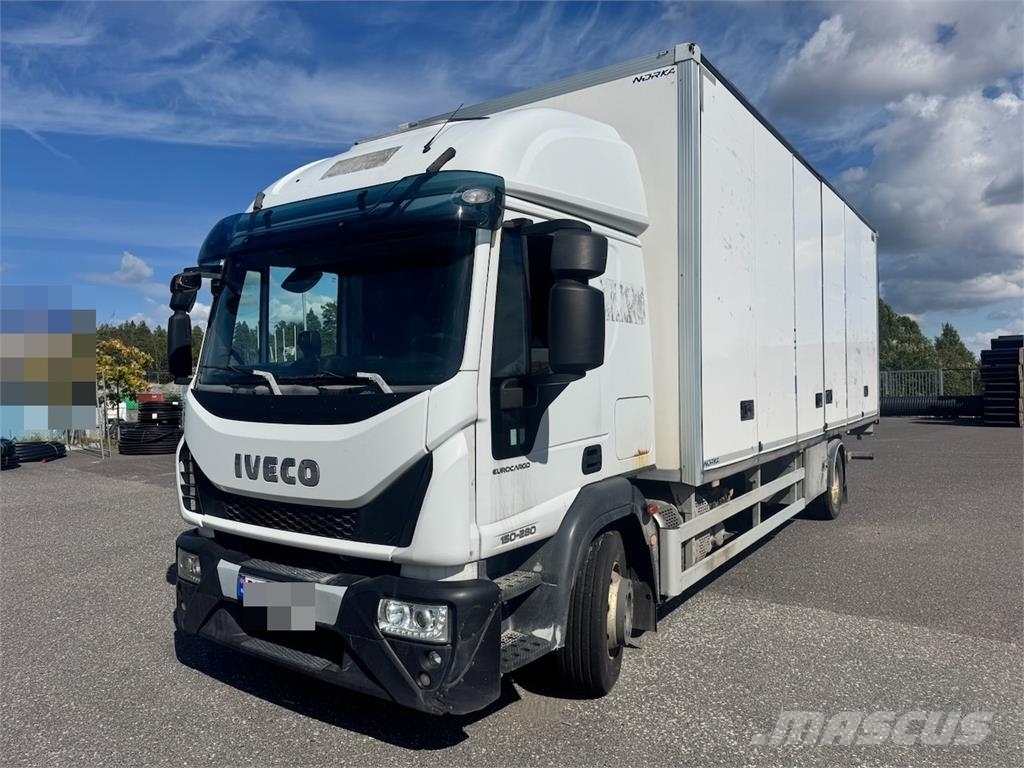 Iveco Eurocargo 150-280 4x2 Box Truck with Tail Lift and Kofferaufbau