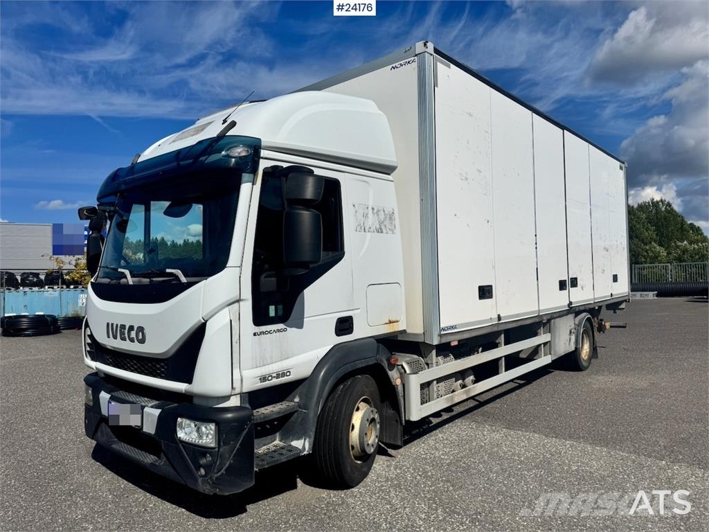 Iveco Eurocargo 150-280 4x2 Box Truck with Tail Lift and Kofferaufbau