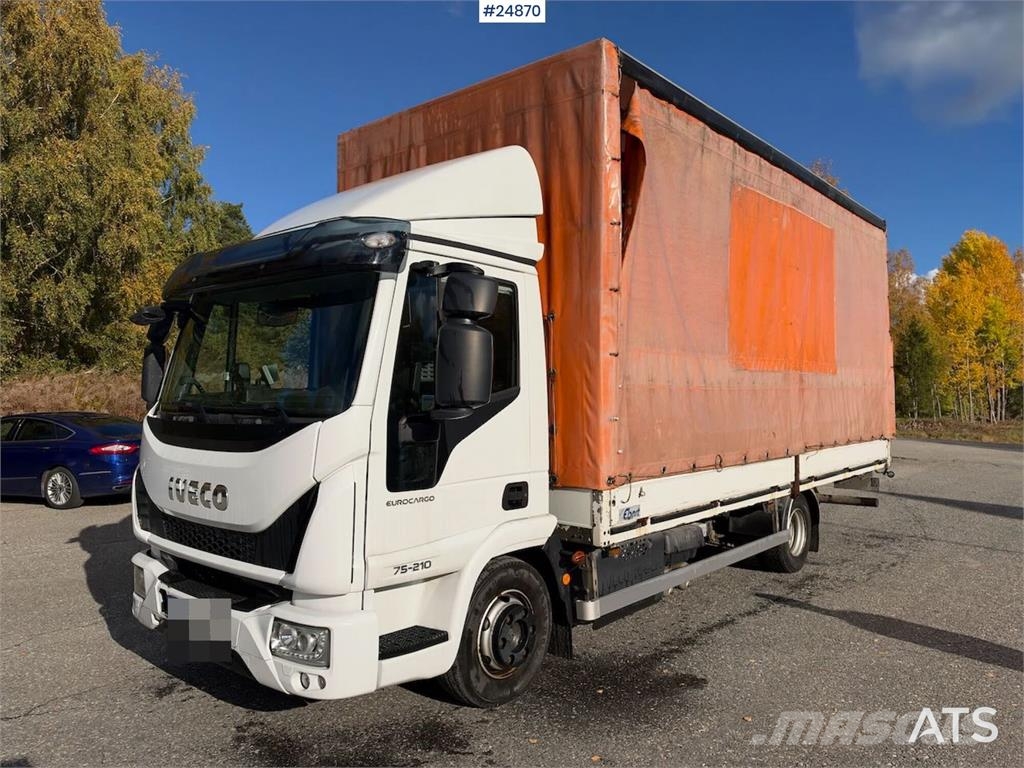 Iveco Eurocargo 4x2 Curtain-sided truck Kapellbil