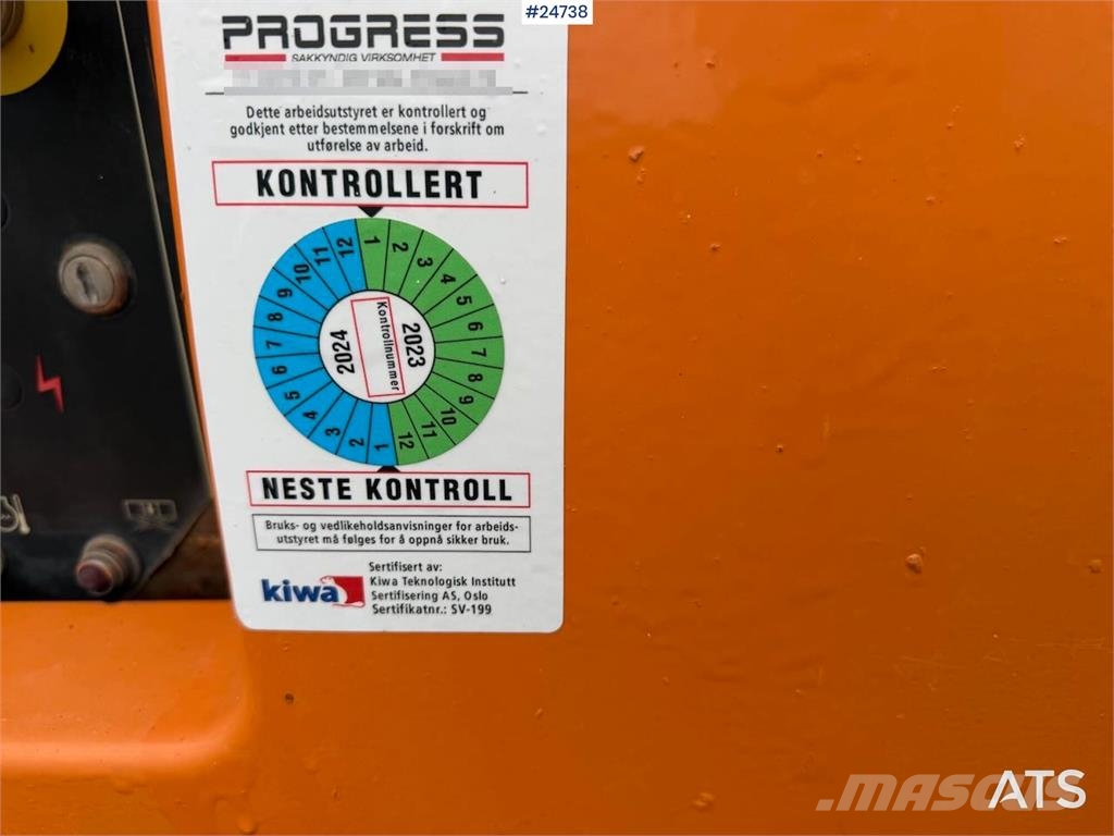 JLG 439RT scissor lift – 16 meters. WATCH VIDEO Škarjaste dvižne ploščadi