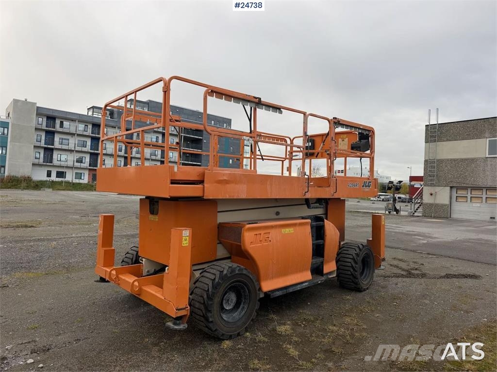 JLG 439RT scissor lift – 16 meters. WATCH VIDEO Škarjaste dvižne ploščadi