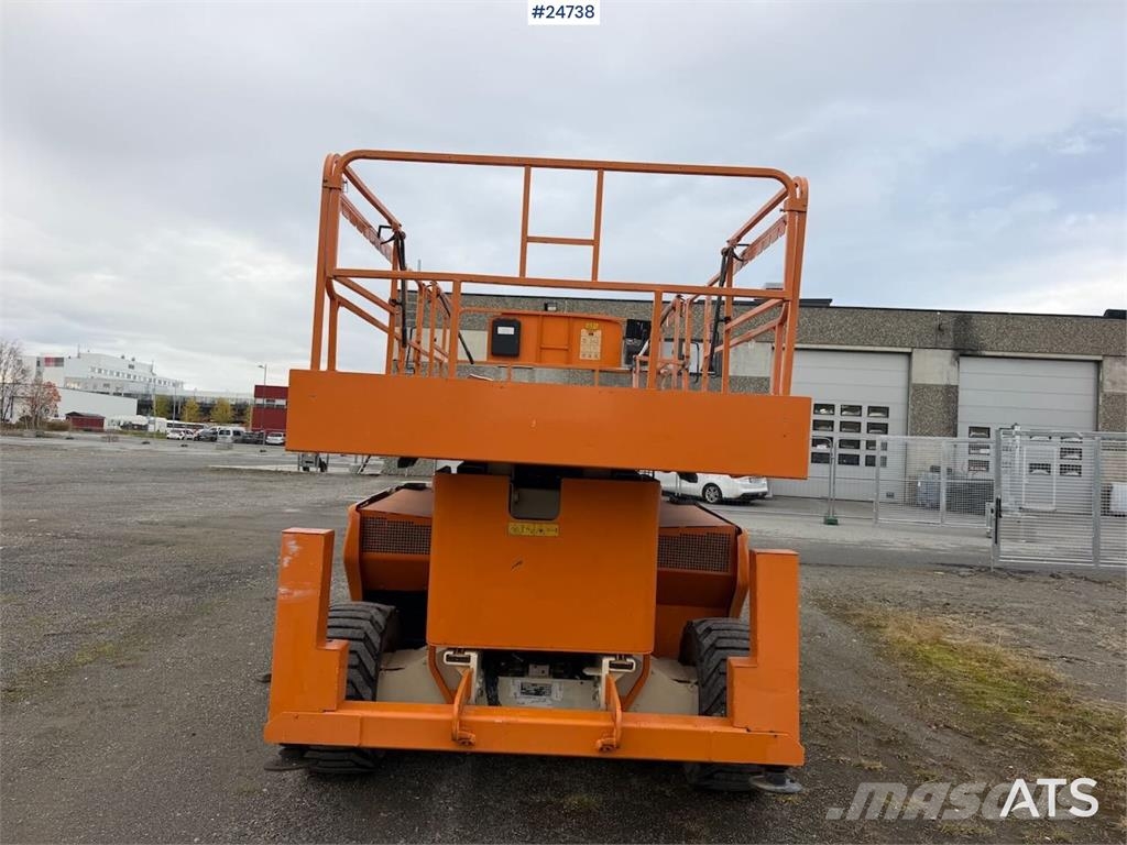 JLG 439RT scissor lift – 16 meters. WATCH VIDEO Škarjaste dvižne ploščadi
