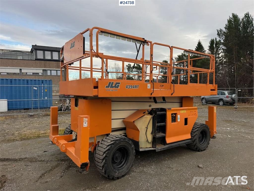 JLG 439RT scissor lift – 16 meters. WATCH VIDEO Škarjaste dvižne ploščadi
