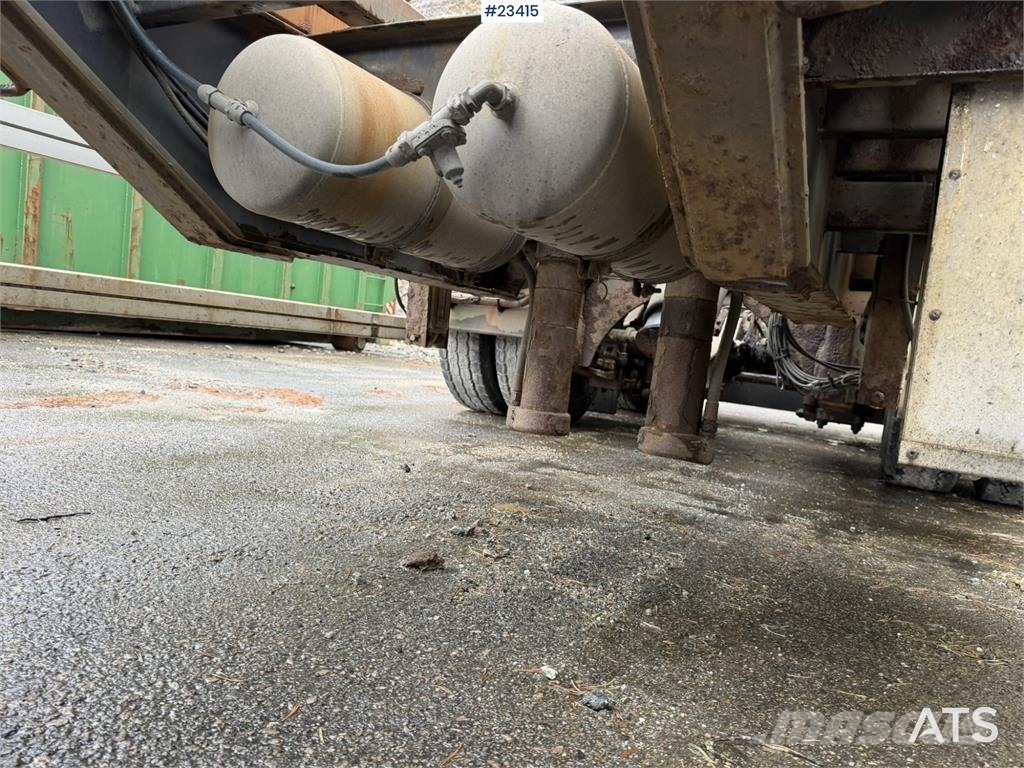 Kaupe 3 akslet hook trailer with tipper for sale as a re مقطورات لوادر