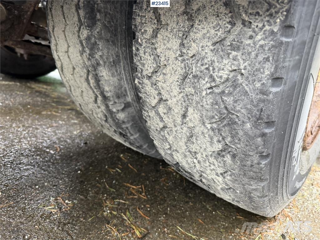 Kaupe 3 akslet hook trailer with tipper for sale as a re مقطورات لوادر