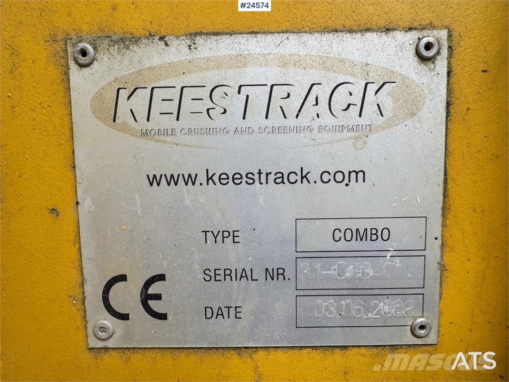 Keestrack Combo Screening Plant – approx. 2,500 hours! Sikteverk