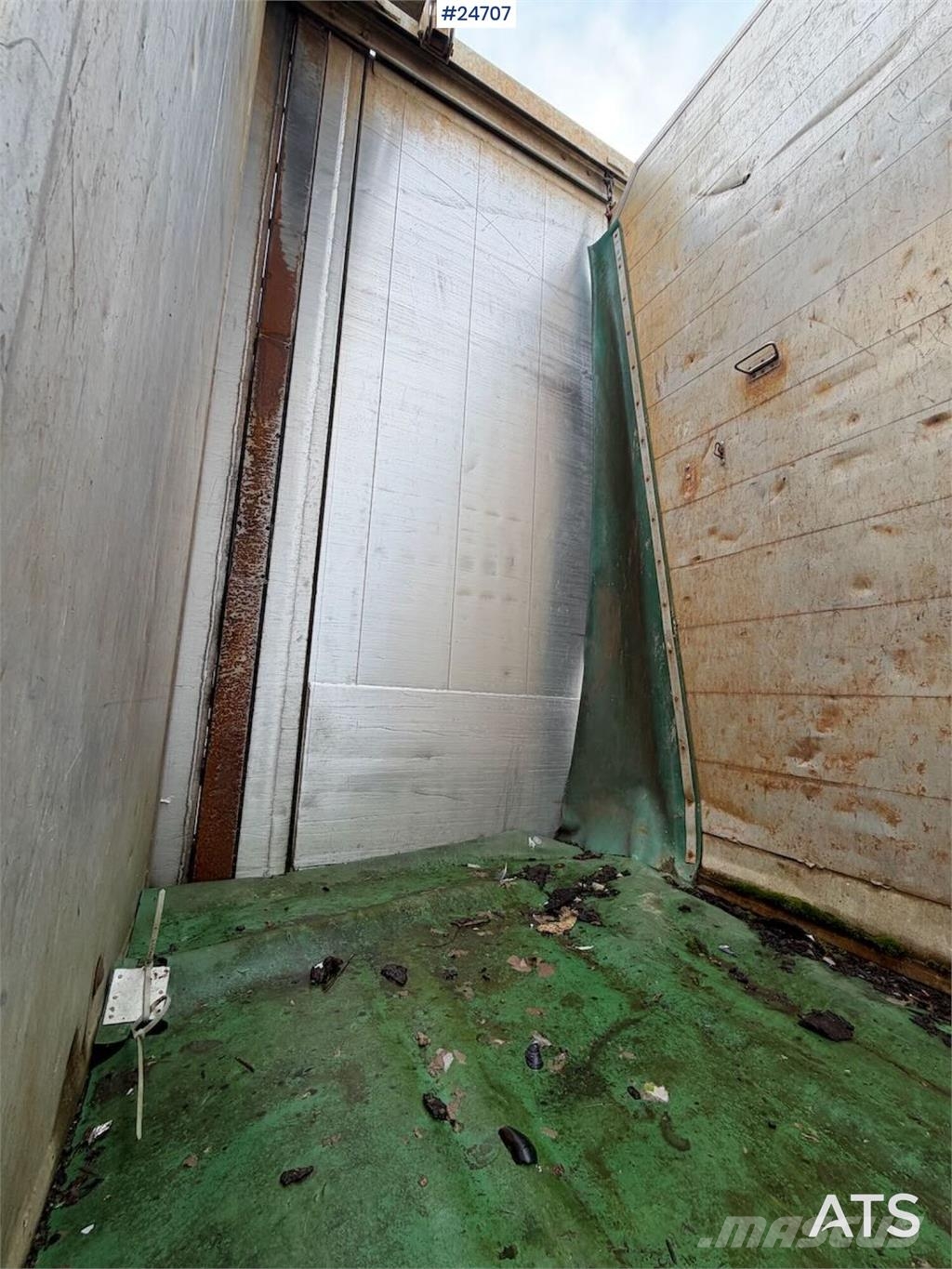 Knapen K502 Walkingfloor Puspriekabės su grindimis