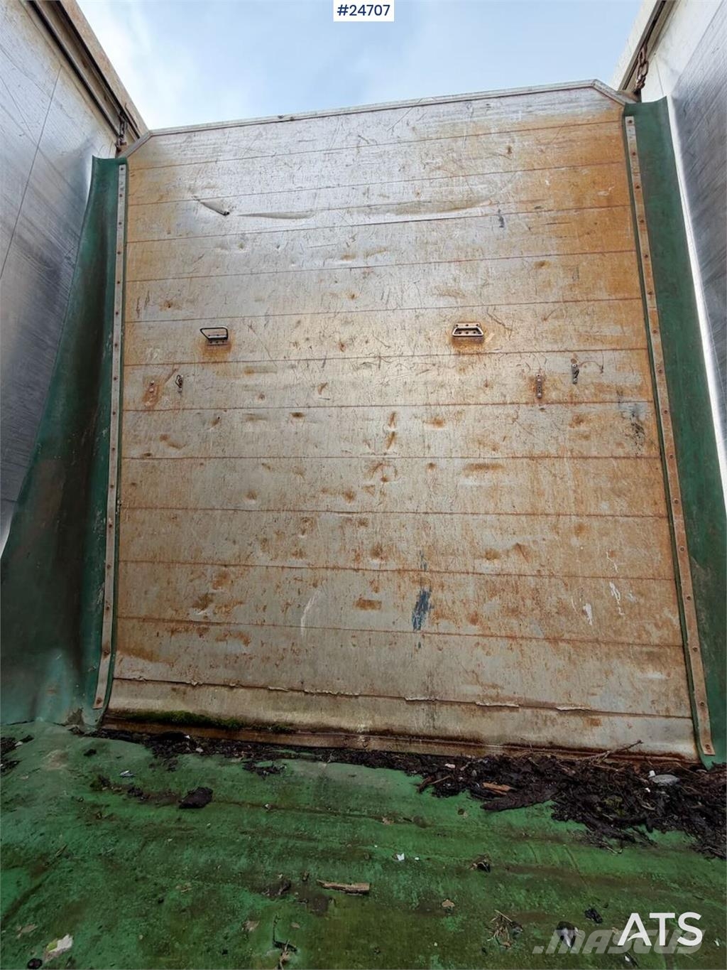 Knapen K502 Walkingfloor Puspriekabės su grindimis
