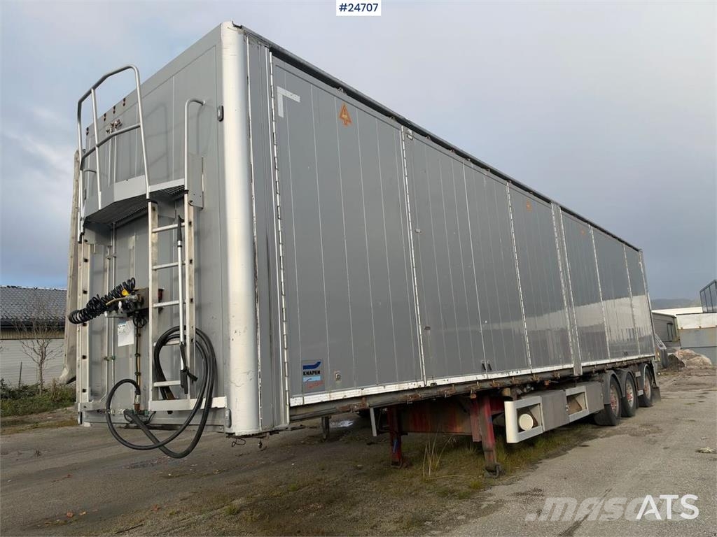 Knapen K502 Walkingfloor Puspriekabės su grindimis