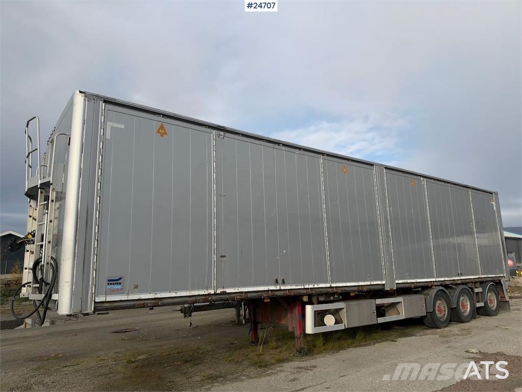 Knapen K502 Walkingfloor Puspriekabės su grindimis