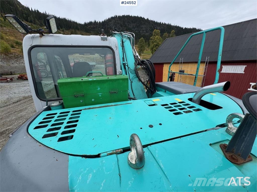 Kobelco SK135SRLC Tracked excavator – New tracks and sproc Beltegraver