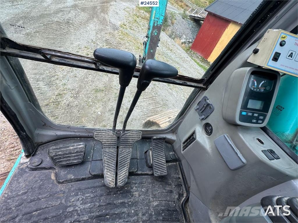 Kobelco SK135SRLC Tracked excavator – New tracks and sproc Beltegraver