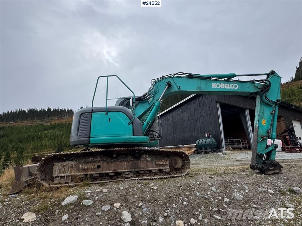 Kobelco SK135SRLC Tracked excavator – New tracks and sproc Beltegraver