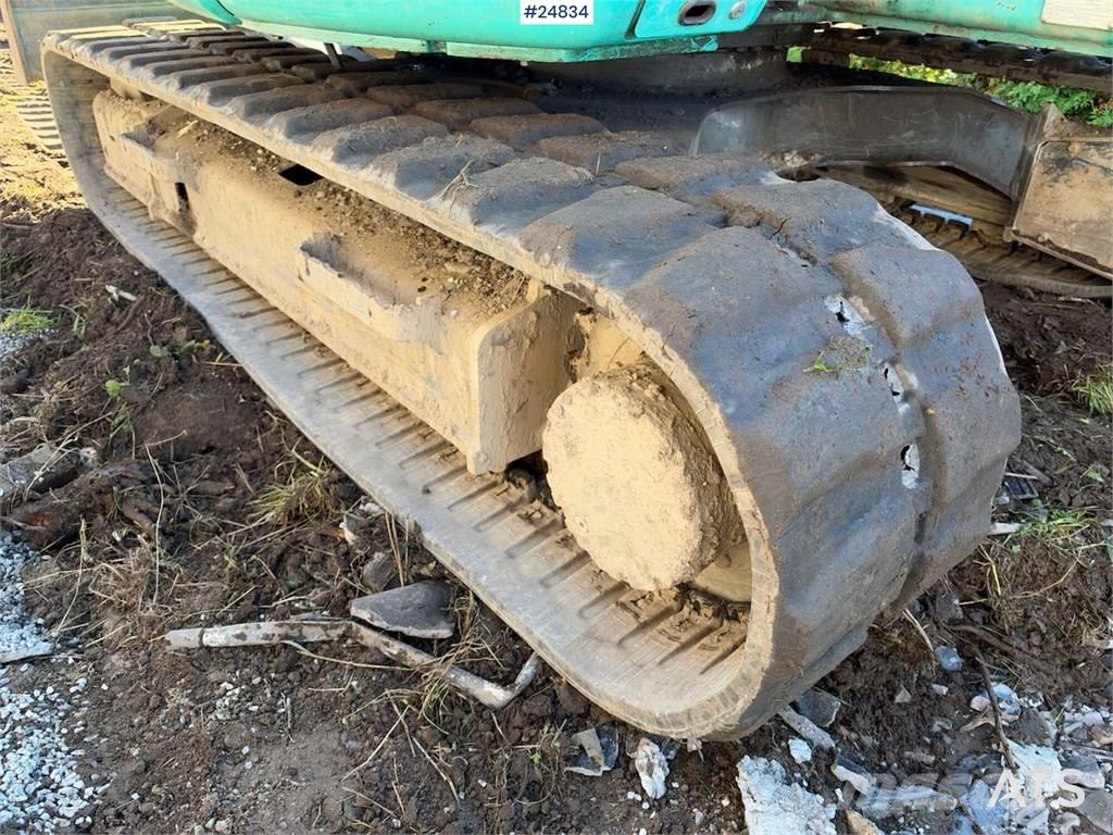 Kobelco SK75SR-3E Tracked excavator – tiltrotator and 2 bu Beltegraver