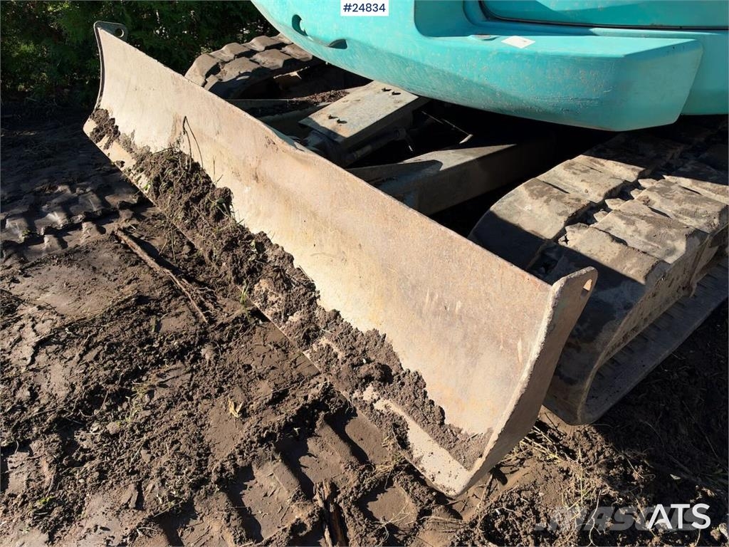 Kobelco SK75SR-3E Tracked excavator – tiltrotator and 2 bu Beltegraver