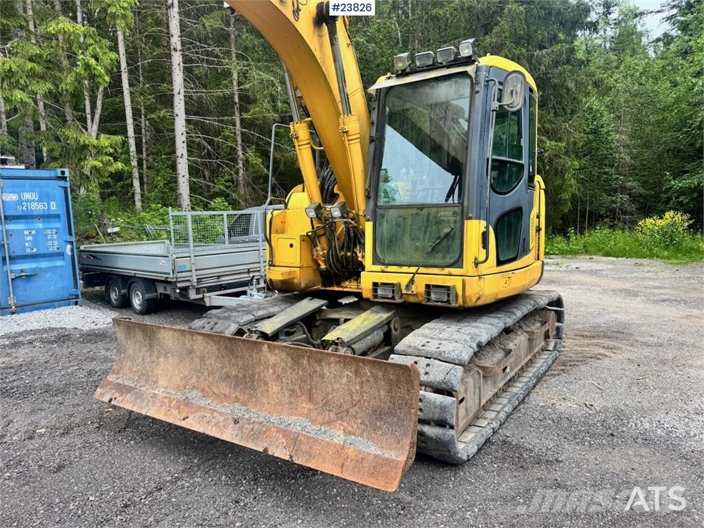 Komatsu PC138US Excavator w/ Rototilt and 3 buckets – Well حفارات زحافة