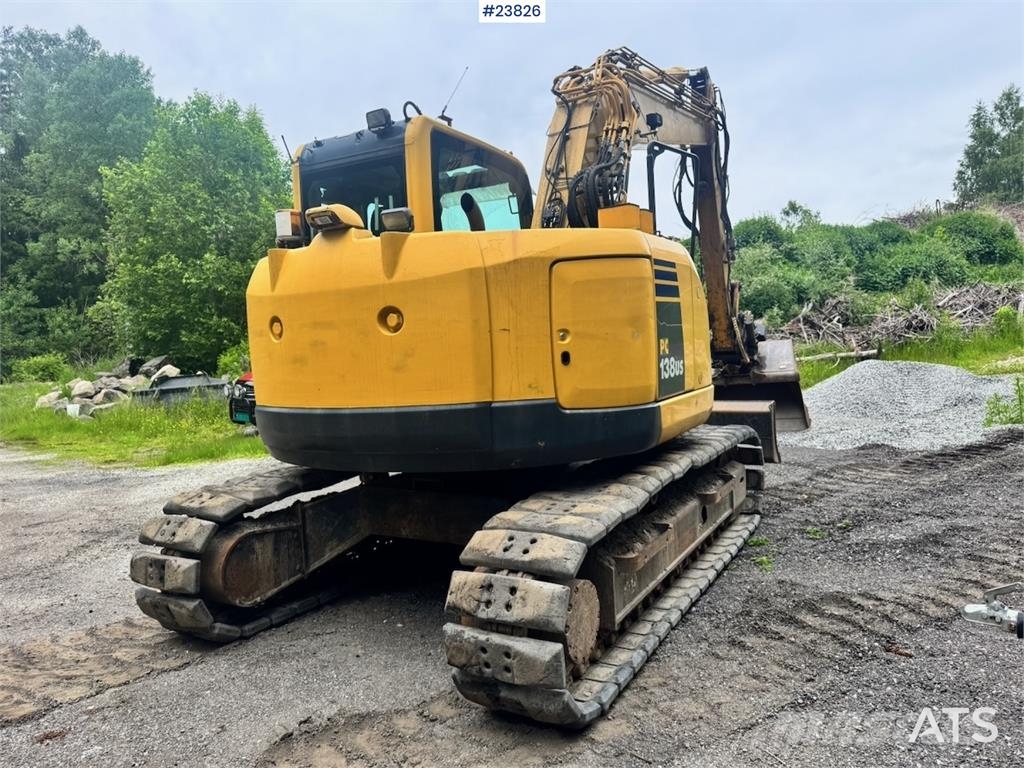 Komatsu PC138US Excavator w/ Rototilt and 3 buckets – Well حفارات زحافة