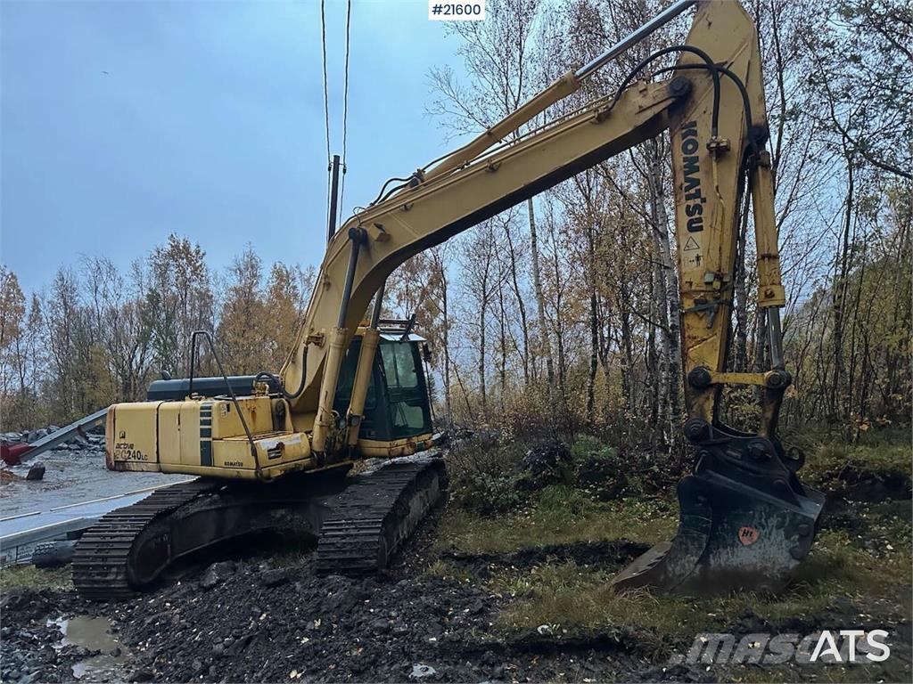 Komatsu PC240LC excavator. WATCH VIDEO. Верижен екскаватор