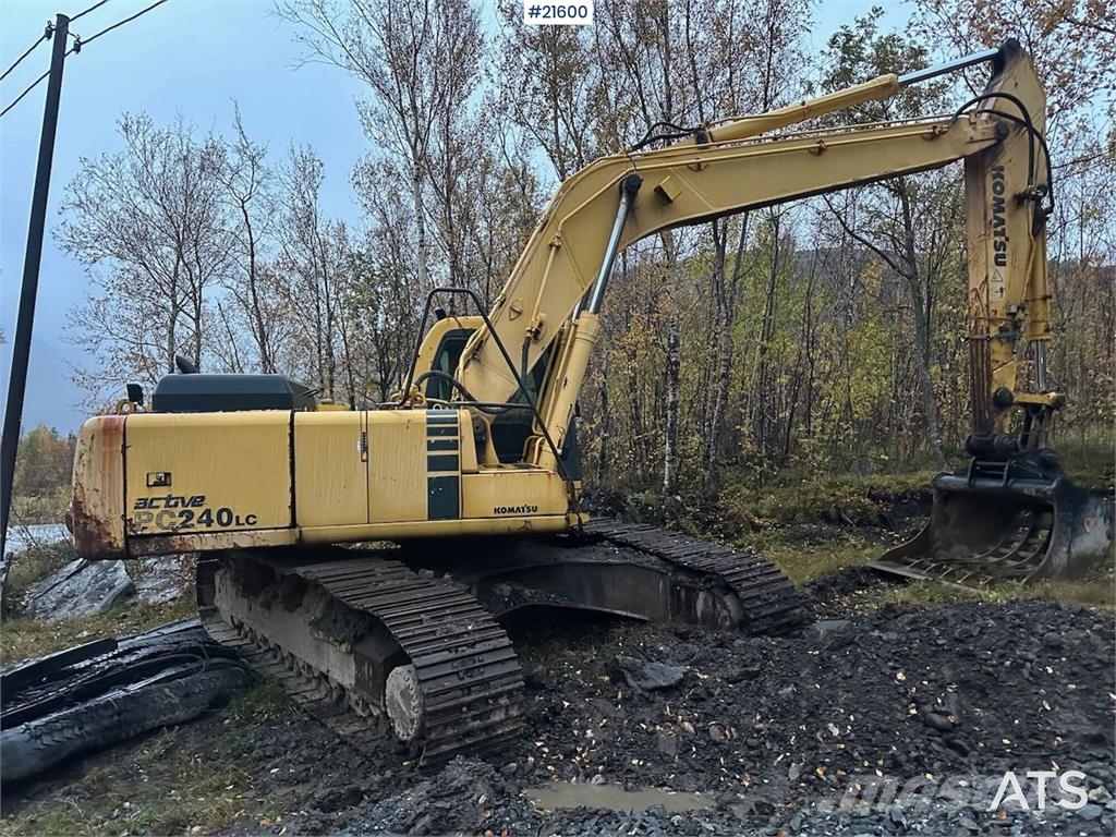 Komatsu PC240LC excavator. WATCH VIDEO. Верижен екскаватор