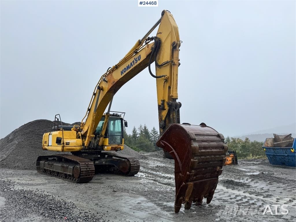 Komatsu PC350LC-8 Excavator w/ Digging Bucket WATCH VIDEO Гусеничные экскаваторы
