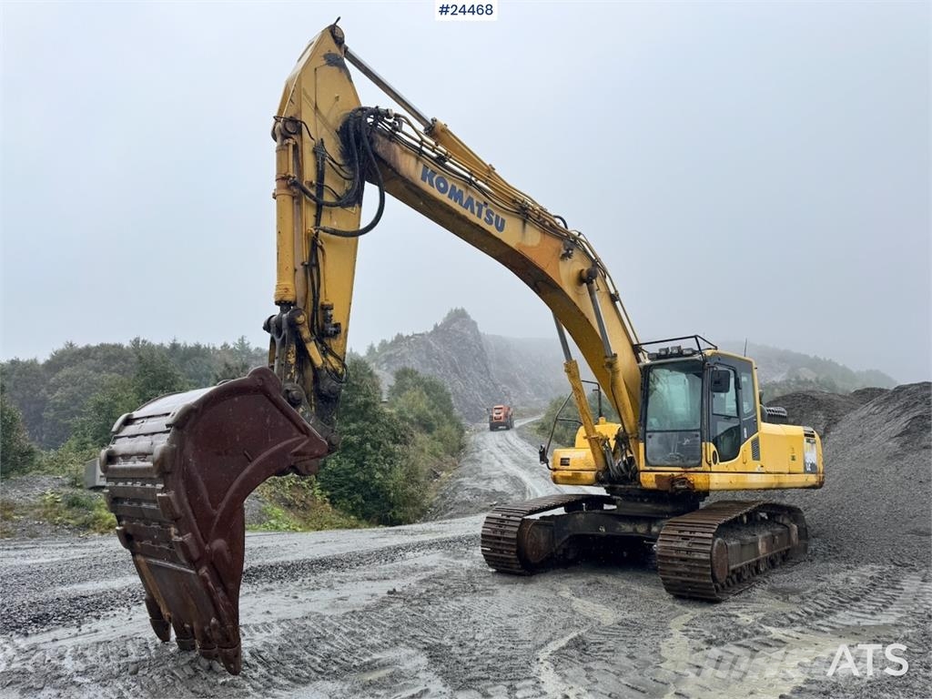 Komatsu PC350LC-8 Excavator w/ Digging Bucket WATCH VIDEO Гусеничные экскаваторы