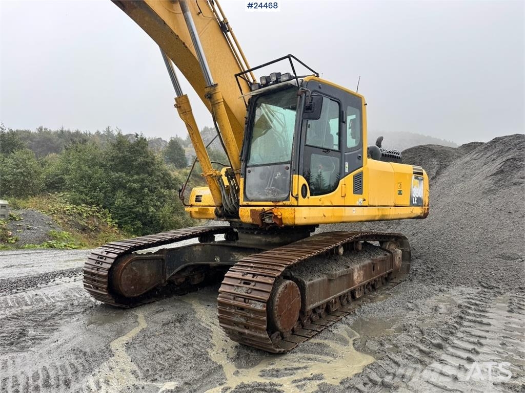 Komatsu PC350LC-8 Excavator w/ Digging Bucket WATCH VIDEO Гусеничные экскаваторы