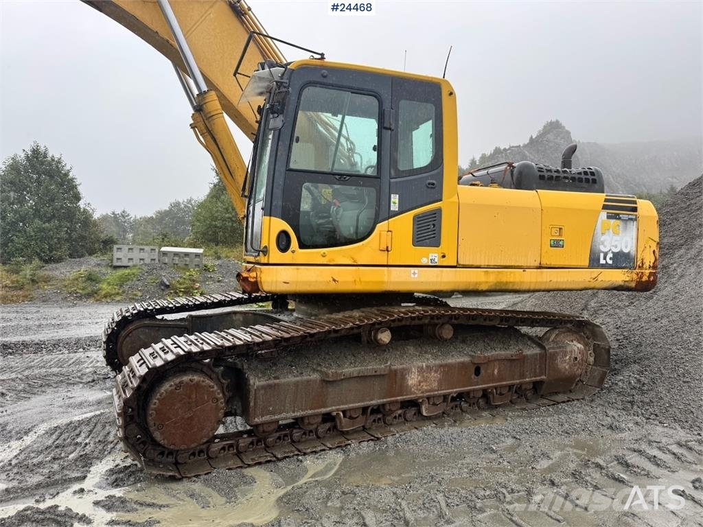 Komatsu PC350LC-8 Excavator w/ Digging Bucket WATCH VIDEO Гусеничные экскаваторы